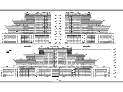 厂房立面图 工业建筑