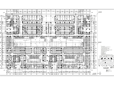 校区公寓楼建筑 施工套图 施工图