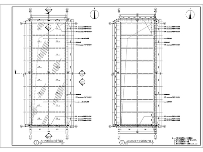 建筑入口采光井节点图 施工图 建筑通用节点