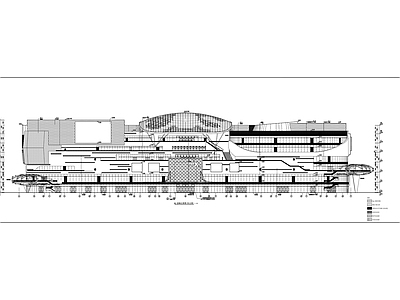 知名商业广场建筑 施工图