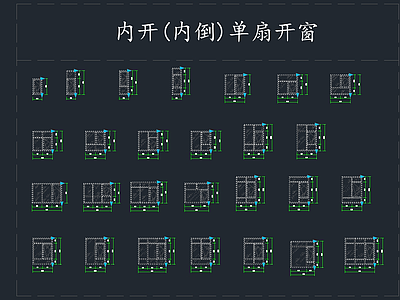 窗户动态块 图库