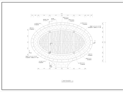 钢结构椭圆型廊 施工图