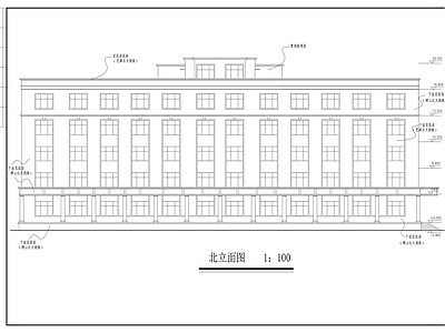 劳改所建筑 施工图