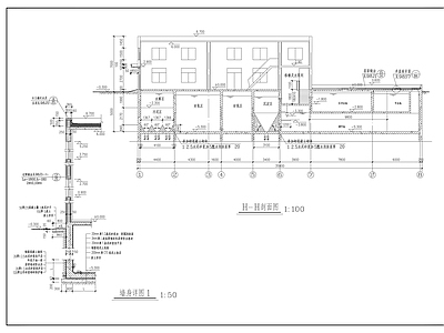 中水处理站建筑图 施工图