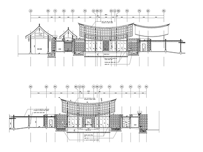 中式丽江怡榕庄建筑及结构图 施工图