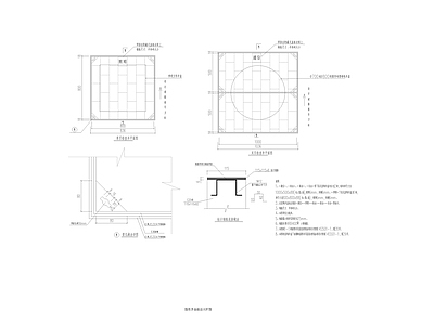 隐形井盖做法大样图 施工图