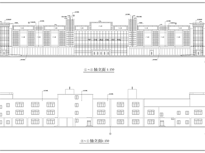 现代大型超市建筑 施工图