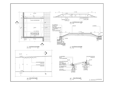 起伏草坡节点 施工图