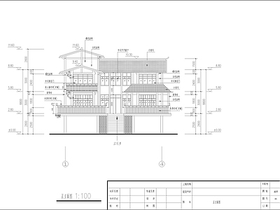 现代别墅建筑结构 施工图