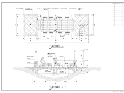 欧式景观桥 施工图