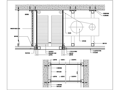 防火卷帘门节点 施工图