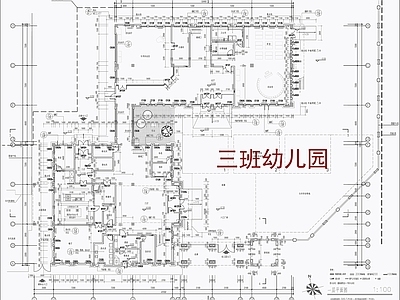 现代三班幼儿园 施工图