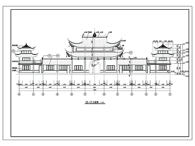 观音寺山门殿 施工图