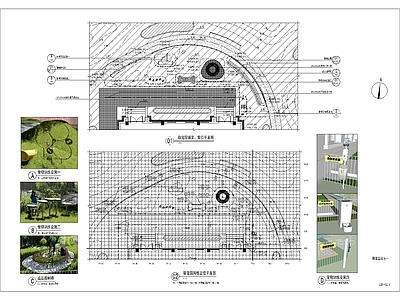现代宠物活动区景观 施工图