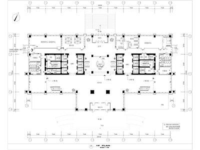 现代商务办公楼室内 施工图