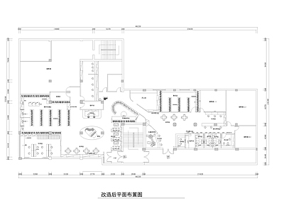 现代时尚婚纱摄影工作室室内 施工图