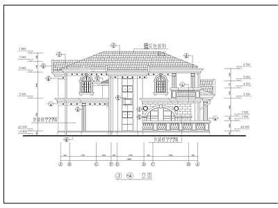 别墅建筑 施工图