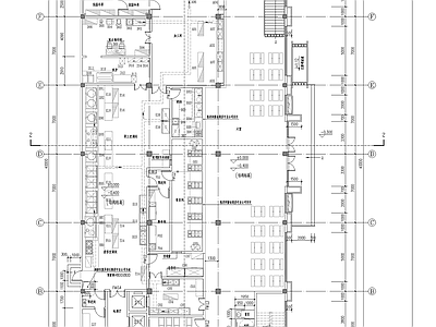 医院食堂建筑 施工图