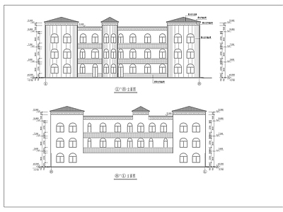 云海花园幼儿园结构建筑 施工图