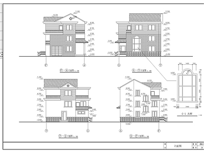 简单实用的新型农村住宅建筑结构 施工图