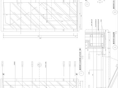 淋浴间玻璃门节点图 施工图 通用节点