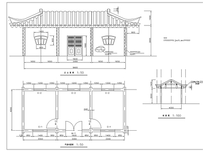 古建筑建筑图 施工图