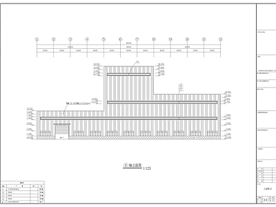 食品包装厂房建筑钢结构 施工图