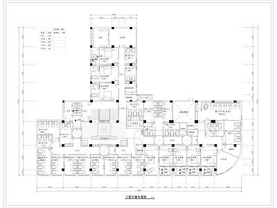 1160㎡足道足疗会所空间 施工图