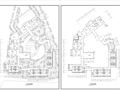 新中式4800㎡民宿建筑 施工图