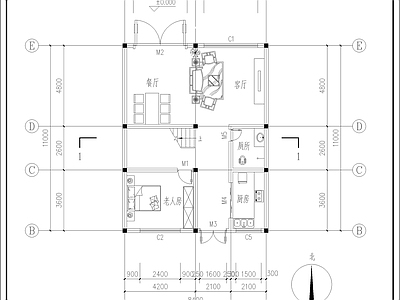 别墅建筑 施工图