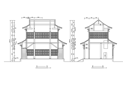 观音殿建筑 施工图