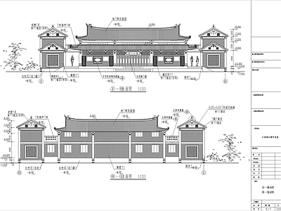 江南安息堂建筑 施工图