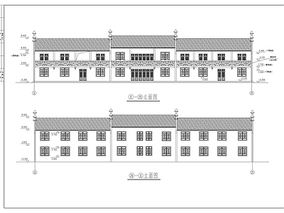 居士房古建筑 施工图