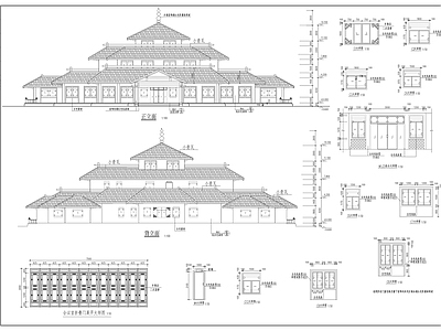 仿古建筑 施工图