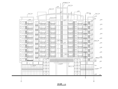 商住楼建筑 施工图