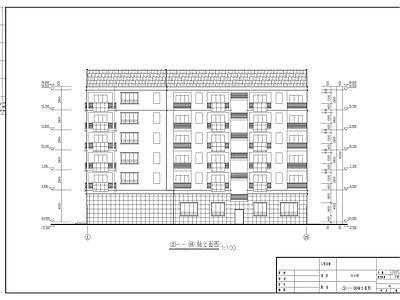 商住楼建筑 施工图