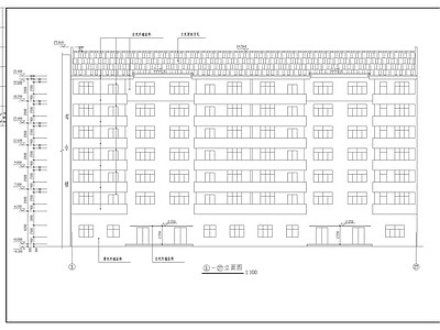 商住楼建筑 施工图