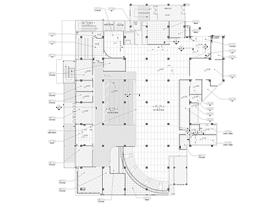 高奢展示店室内 施工图