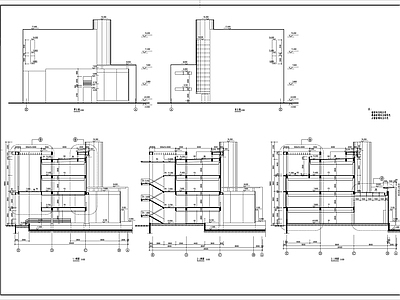 现代厂区办公楼建筑 施工图