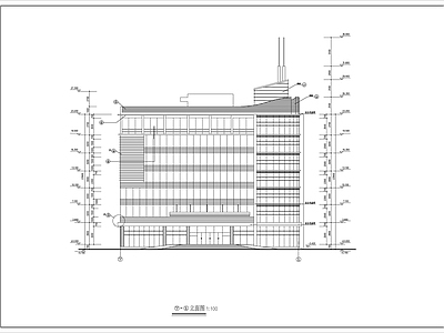 7层办公综合楼建施 施工图