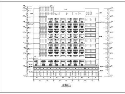 农机公司办公大楼建筑 施工图