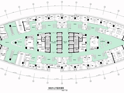 3500平三甲医院体检中心 施工图