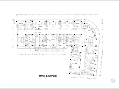 1160㎡KTV酒吧休闲会所 施工图