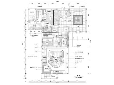 1870㎡汤泉水疗洗浴中心 施工图