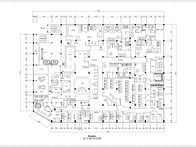 2860㎡汤泉桑拿洗浴中心 施工图