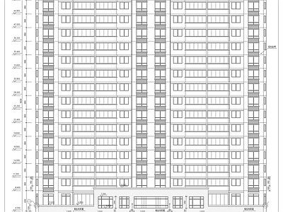 高层住宅楼全套建筑 施工图