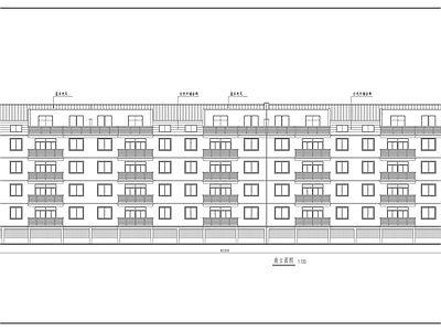 某经典现代住宅楼全套图 施工图