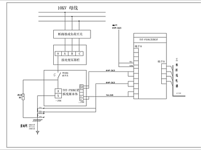 消弧装置接线图 施工图