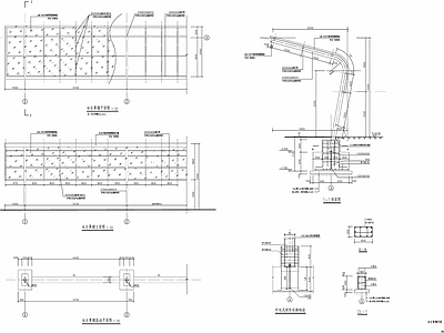 站台罩棚自行车棚详图 施工图 建筑通用节点