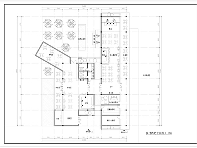 乡村酒吧建筑 施工图 娱乐会所